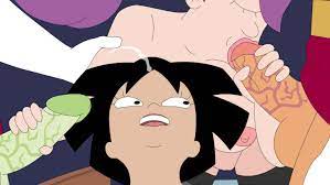 Leela and Amy porn stars crave a cumshot • Cartoon Gonzo • Futurimming:  Interracial Bang. Episode 6