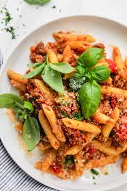 You and your guests will be able to choose from 2 types of pastas. Pasta Bolognese Feelgoodfoodie