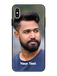 iPhone XS Max Custom Glass Phone Case with Photo Printing