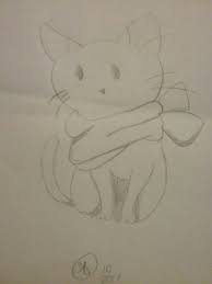 Best anime cats that the anime world has ever seen. Anime Cat With Scarf By Me Anime Cat Anime Art