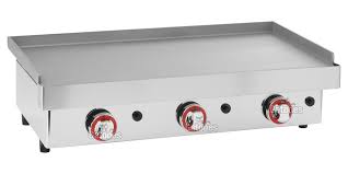 Cocinas de gas con encimeras de gas: Plancha A Gas Profesional De 80 Cm Gatoo