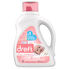 Dreft Newborn 64 Loads Baby Liquid Laundry Detergent 100 Fl Oz Walmart Com