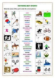 Names of sports in engish. Nothing But Sports English Esl Worksheets For Distance Learning And Physical Classrooms