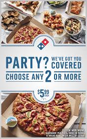 Place Your Order For Your Next Kids Party With Domino S One Stop Shop For Easy Birthday Party Appetizers Pizzas And Dominos Pizza Food Appetizers For Party