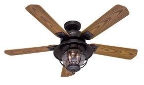 Hunter 52 Rustic New Bronze Indoor Outdoor Damp Rated Ceiling Fan With Light Rustic Ceiling Fan Outdoor Ceiling Fans Ceiling Fan