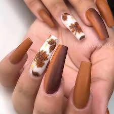 The Newest Acrylic Nail Designs Ideas Are So Perfect For Fall Hope They Can Inspire You And Read The Fall Acrylic Nails Long Acrylic Nails Cute Acrylic Nails