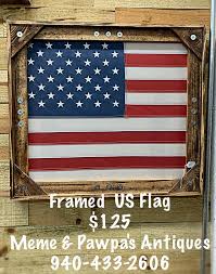 Framed Us Flag Meme Pawpa S Antiques Facebook