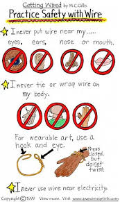Getting Wired Learn About Wire Sculpture Page 2 Safety With Wire Wire Sculpture Wire Self Defense Classes