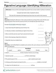 This is a growing collection of free printables for preschoolers, designed for ages approximately 3 & 4 years old. 3rd Grade Figurative Language Resources Education Com