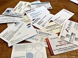 Decide how you want the cards to be organized. Organizing Business Cards Paper Declutter Challlenge Week 10