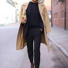 Y.a.s wool tailored coat with tie waist in navy. 12 Camel Coat Styles That Will Never Go Out Of Fashion