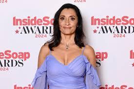 Emmerdale star Rebecca Sarker, 51, showcases incredible physique in tiny black bikini - HELLO! Magazine