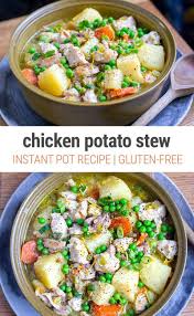 Instant Pot Chicken Potatoes Stew Instant Pot Eats Recipe Stewed Potatoes Instant Pot Chicken Chicken Potatoes
