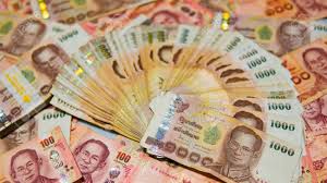 One baht is worth approximately four cents in australian dollars, with an average meal costing around 150. Stack Of 1000 Bath Thai Money Thailand Currency 1000 Bath Stock Photo Picture And Royalty Free Image Image 99185921