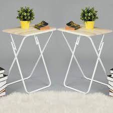 Wine rack, desks, dressers, drawers, entertainment units, futons Cozycasa Tv Tray Table Set Of 2 Small Foldable Table Folding Tv Dinner Tray Tables For Eating At Couch Snack Table In Buy Online In Bahamas At Bahamas Desertcart Com Productid 206740483
