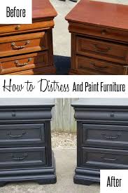 Best Way To Quickly And Easily Distress Furniture Using A Homeright Paint Sprayer Distressed Furniture Diy Distressed Furniture Diy Furniture