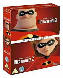 Incredible and elastigirl are forced to assume mundane lives as bob and helen parr after all super powered activities have been banned by the government. The Incredibles 1 2 Two Movie Collection Blu Ray For Sale Online Ebay