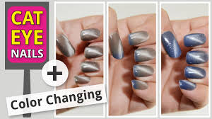 Roniki magnet cat eye gel polish, delivers professional cat eye gel system unique from other. Cat Eye Gel Polish With Magnet Color Changing Diy At Home Youtube
