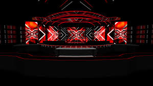 With simon cowell, demi lovato, l.a. The X Factor Live Show Stage 3d Warehouse