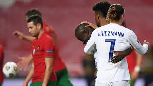 Although it is not one of the more important competitions for these two sides, this game will probably decide who tops group 3 and progresses to the finals, now scheduled for next october. Portugal 0 1 France N Golo Kante Sends Visitors Into Uefa Nations League Finals Eurosport