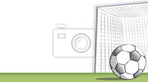 Einsetzbar zur zeichnung von mannschaftsbildungen, strategie und taktik. Fussballplatz Mit Tor Fussball Zeichnung In Doodle Stil Fussball Leinwandbilder Bilder Strafe Torhuter Pitch Myloview De