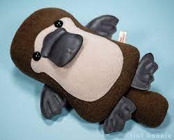 Platypus Plush Duck Billed Platypus Stuffed Animal Platybon Sewing Stuffed Animals Cute Stuffed Animals Stuffed Animal Patterns