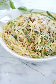 Pancetta Asparagus Carbonara Asparagus Bacon Bacon Carbonara Carbonara
