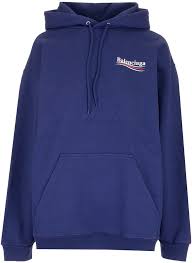 Check out our balenciaga hoodie selection for the very best in unique or custom, handmade pieces from our clothing shops. Balenciaga Blue Men S Sweatshirts Shop The World S Largest Collection Of Fashion Shopstyle