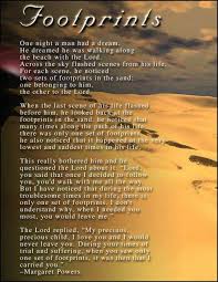 Follow azquotes on facebook, twitter and google+. Footprints Footprints In The Sand Poem Inspirational Words Of Wisdom Inspirational Words