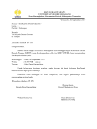 Sebelum anda mengurus kk ke dinas catatan sipil contoh surat keterangan rumah sewa. Download Surat Undangan Sosialisasi Kdrt