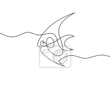 200 € achat en ligne. Peche En Ligne Continue Peintures Murales Tableaux Belle Continue Minimaliste Myloview Fr