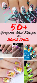 Cute short nail art designs. 50 Gorgeous Nail Designs For Short Nails Stylinggo