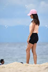 A Teen Filipina Girl At Beach Stock Photo, Picture and Royalty Free Image.  Image 139194639.