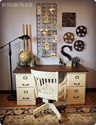 That way, whatever you need is within reach. Goodwill File Cabinets To Hip Diy Desk Knockoffdecor Com