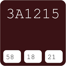 Garnet Red 3a1215 Hex Color Code