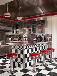 retro kitchen decor, 50s diner kitchen