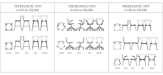 Dwg Ofis Sandalyesi Tefrisleri Ofis Sandalyesi Ofisler Mobilya