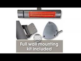 Shop this az patio heaters wall mounted electric patio heater with remote from our top selling az patio heaters patio heaters. Futura Deluxe Wall Mounted Electric Infrared Outdoor Garden Patio Heater 2000w Waterproof Remote Youtube