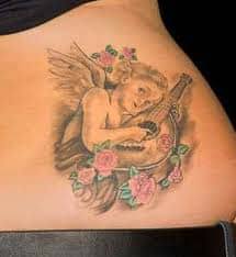 Melek, melek çocuk, melek çocuk resmi; Cherub And Baby Angel Tattoo Designs And Meanings Tatring Tattoos Piercings