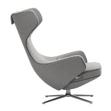 The eames lounge reproduction takes an unusual spot for a major piece of furniture: Vitra Grand Repos Lounge Chair Ambientedirect
