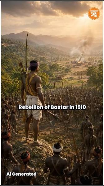 In the year 1910, Bastar, when the British tried to take away the forests, the tribal communities chose to fight back., Led by Veer Gundadhur, the Bhumkal Rebellion united the Dhurwa, Muria, Madia, ...