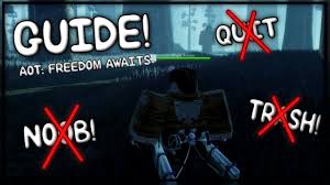 Игры на пк » экшены » attack on titan / a.o.t. Attack On Titan Freedom Awaits Beginners Guide Roblox Youtube