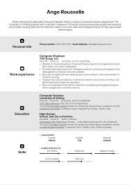 I have the skills which will aid me to maintain a good relationship with clients and team members. Computer Engineer Resume Example Kickresume