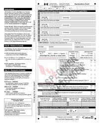 How To Fill Out A Canadian Customs Form Ef Education First Boarding Call Babyshower Ideer