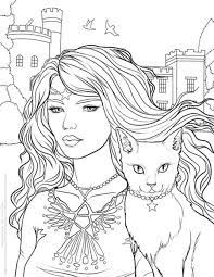 Cute bunny princess coloring page. Free Coloring Page From My New Night Magic Gothic And Halloween Coloring Book Prin Witch Coloring Pages Fairy Coloring Pages Witch Coloring Pages For Adults