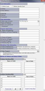 Co Child Support Worksheets