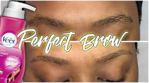 The hair removal cream works when you apply it on your chest and other areas with hair growth. How To Shape Eyebrows With Hair Removal Cream Eyebrow Poster