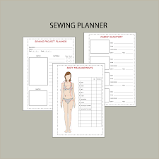 Sewing Planner Pdf Printable Planner Sewing Project Planner Etsy In 2020 Sewing Planner Printable Planner Sewing Project Planner