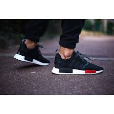 Adidas Nmd Mens Black And Gold Adidas Nmd R1 Footlocker Exclusive Black Red White Aq4498 Sport Shoes Men Fashion Adidas Nmd Outfit Mens Outfits