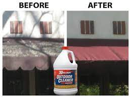 Clean Your Awnings With 30 Seconds Outdoor Cleaner Cleaning Cleaning Mold Outdoor Awnings